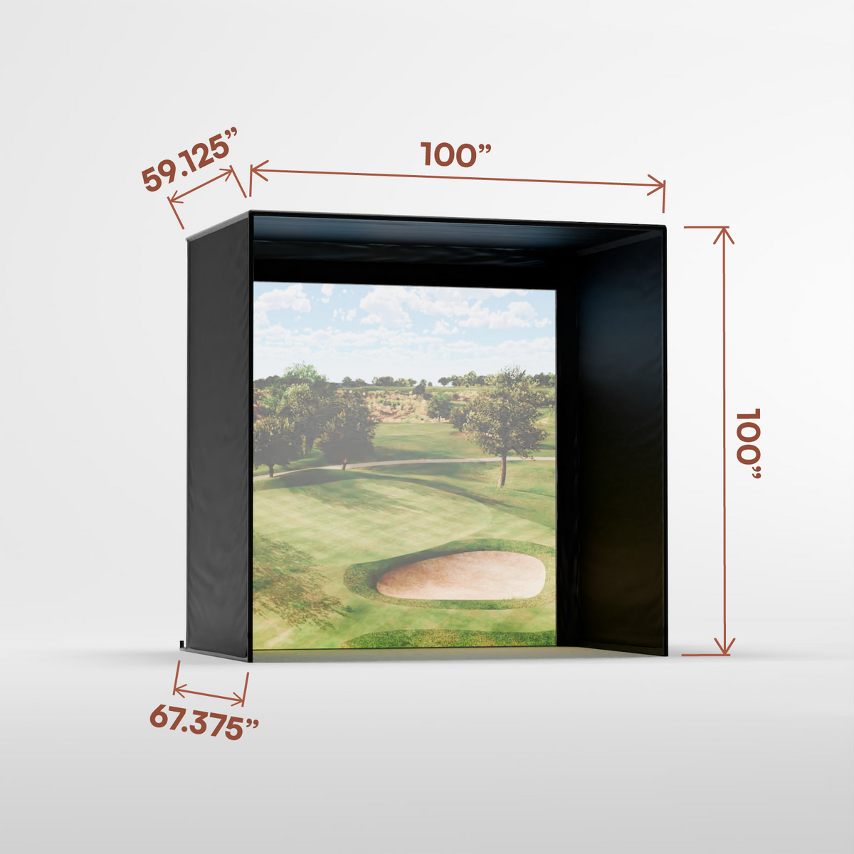 Carl's Place DIY Golf Simulator Enclosure Kit (C-Series) – Par2Pro